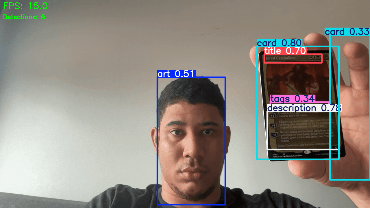 Exemplo de fluxo com webcam